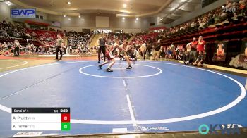 85 lbs Consi Of 4 - Arthur Pruitt, Warhorse Wrestling Club vs Kamden Turner, Owasso Takedown Club