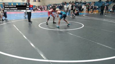120 lbs 5th Place Match - Sean Winston, Team Idaho Wrestling Club vs Diesel Johnson, Nyssa Bulldog Mat Club