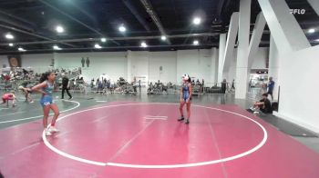 94 lbs Semifinal - Aumyra Kartar, The Roc vs Zada Contreras, Team Selma