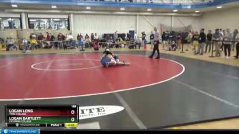 149 lbs Cons. Round 2 - Logan Long, Thiel College vs Logan Bartlett, Lycoming College