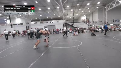 126 lbs Round 5 (6 Team) - Christian Hoopes, Team Darkhorse vs Nick Gordon, Palm City Thundercats