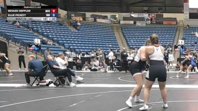 180 lbs Champ. Round 2 - Nevaeh Heppler, Northern Oklahoma College- Tonkawa vs Ellie Pickett, Central Methodist University