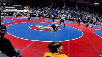 1A-106 lbs Cons. Round 2 - Lucas Morris, McIntosh County Academy vs Xander Ledford, Banks County