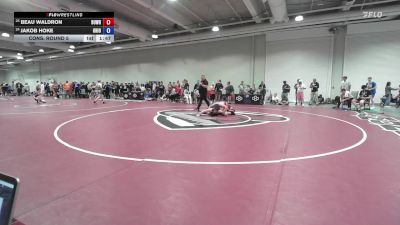 80 lbs Cons. Round 5 - Beau Waldron, BullTrained Wrestling vs Jakob Hoke, Ohio