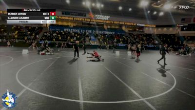 125 lbs Prelim - Jayden Jones, Omaha Westside Girls vs Allison Asante, Wahlert Catholic