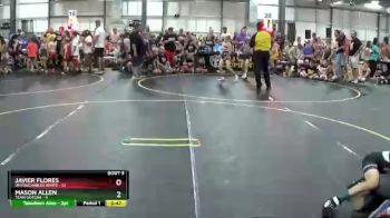 56 lbs Round 3 (6 Team) - Javier Flores, Untouchables White vs Mason Allen, Team Gotcha