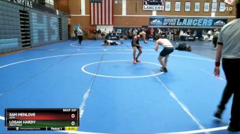 157 lbs Cons. Round 4 - Logan Hardy, Westfield vs Sam Menlove, Alta