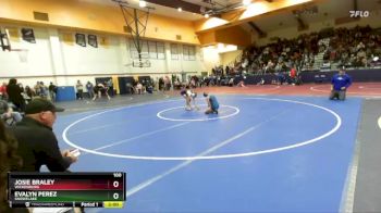 100 lbs Round 2 - Evalyn Perez, Snowflake vs Josie Braley, Wickenburg