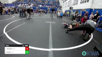 61 lbs Quarterfinal - Levi Wright, Weatherford Youth Wrestling vs Dayton Rice, Standfast