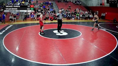 138 lbs 1st Place Match - Dylan Brown, Yough vs Michael Trumpie, Elizabeth Forward