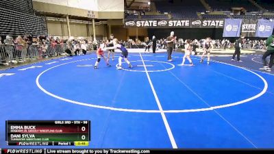 98 lbs Quarterfinal - Emma Buck, Hoquiam Jr. Grizzly Wrestling Club vs Dani Sylva, Tumwater Wrestling Club