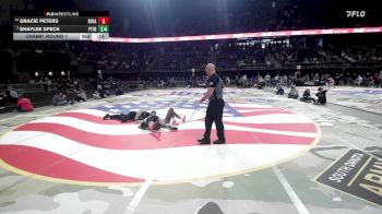 Champ. Round 1 - Ramsie Hinricher, Brookings vs Langston Huffman, Rapid City Central