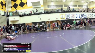 92 lbs Cons. Round 2 - Zander Treesh, The Fort Hammers Wrestling vs Gabriel Plunkett, Noblesville Wrestling Club