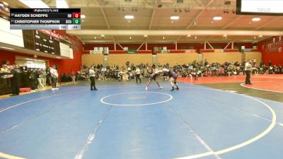 146 lbs Cons. Round 3 - Christopher Thompson, Ukiah vs Hayden Schepps, Redwood