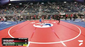 105 lbs 1st Place Match - Brooks Phillips, Sheridan Wrestling Club vs Colton Weintz, Cody Wrestling Club