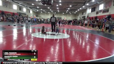 55 lbs Round 4 - Maddox Knish, WEM/JWP vs Joel Manson, Summit Wrestling Academy