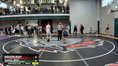 138 lbs Champ. Round 2 - Augustine Miller, Benedictine College Prep vs Randall Jenks, Christian Brothers Academy(NJ)