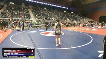 130-142 lbs Semifinal - Caydence Watters, Windy City Wrestlers vs Kaylee Buckner, Moorcroft Mat Masters Wrestling Club