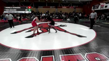 190 lbs Cons. Round 4 - Temi Adalumo, Monte Vista (Danville) vs Fiorella Oceguera, James Logan