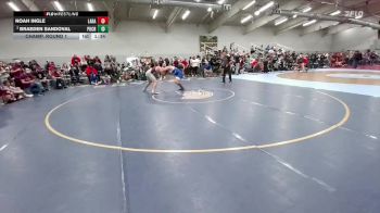 190 lbs Champ. Round 1 - Braeden Sandoval, Pueblo Central vs Noah Ingle, Laramie