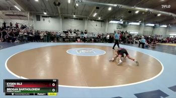 113 lbs Cons. Round 5 - Kyden Silz, Pomona vs Brogan Bartholomew, Pueblo County