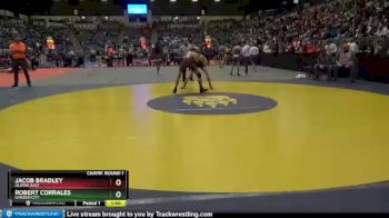 6A - 132 lbs Champ. Round 1 - Jacob Bradley, Olathe East vs Robert Corrales, Garden City