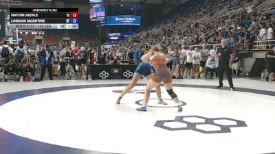145 lbs Champ. Rd Of 128 - Haydin Jaekle, Texas vs London McEntire, Utah