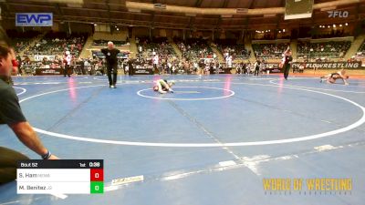 52 lbs Final - Samantha Ham, Nebraska Wrestling Academy vs Mia Benitez, Juic3 Acad3my