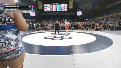 207 lbs Cons. Rd Of 16 - Harmony Moore, Missouri vs Aarianna Bloyd, Illinois