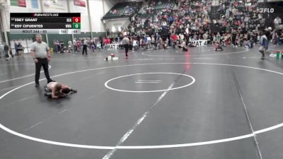 60 lbs Cons. Semi - Edy Cifuentes, Warrior Wrestling Academy vs Trey Grant, Bennington