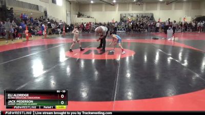 55 lbs Cons. Round 3 - Jack Pederson, Summit Wrestling Academy vs Eli Aldridge, Blaine Wrestling Association