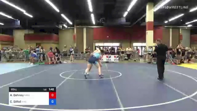 65 kg 7th Place - Ashley Dehney, Massachusetts Wrestling Association vs ...