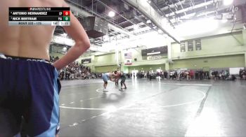 175 lbs Semifinal - Nick Bertram, Palisades vs Antonio Hernandez, CANOGA PARK