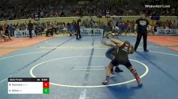 60 lbs Semifinal - Brady Herrera, Team Molenda vs Knox Kline, HBT Grapplers