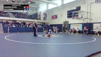 110 lbs Quarterfinal - Telsarina Walter, Eastern Oregon University vs Nyla O`Brien, University Of Providence