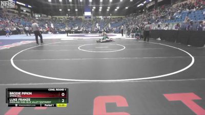 5A-157 lbs Cons. Round 1 - Luke Franze, Overland Park-Blue Valley Southwest vs Brodie Pipkin, Spring Hill