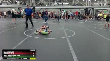 52 lbs Round 2 (4 Team) - Casen Taff, Grit Mat Club vs Eva Encarnacion, Headhunters