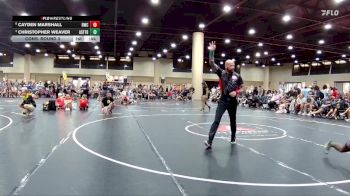 190 lbs Cons. Round 3 - Cayden Marshall, Rio Wrestling Club vs Christopher Weaver, Alabama School For The Blind