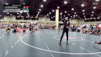 190 lbs Cons. Round 3 - Cayden Marshall, Rio Wrestling Club vs Christopher Weaver, Alabama School For The Blind