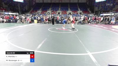 150 lbs Cons 64 #2 - Kaden Markley, KS vs Michael Boulanger Jr., MA