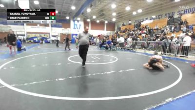 138 lbs Cons. Round 5 - Samuel Yokoyama, Los Alamitos vs Cole Pacheco, Alta Loma