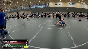 52 lbs Round 5 (6 Team) - KJ Hollis, New Kent WC vs Whitley Morrison, Junior Terps Xpress