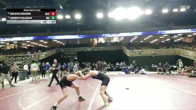 126 lbs Champ. Round 1 - Joseph Falgout, North Bay Haven vs Delsyn Recker, Carolina Forest