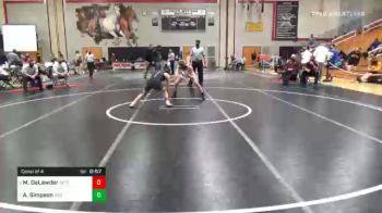 120 lbs Consolation - Montana DeLawder, Gettysburg vs Aaron Simpson, Red Lion