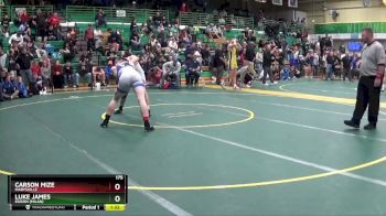 175 lbs Semifinal - Luke James, EDISON (Milan) vs Carson Mize, MARYSVILLE
