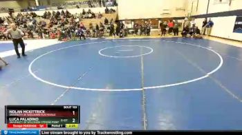 125 lbs Quarterfinal - Luca Paladino, University Of Wisconsin-Stevens Point vs Nolan McKittrick, University Of Wisconsin-Platteville