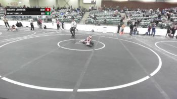 57 lbs Consi Of 4 - Keanu Lemrise, Redwood WC vs Wyatt Balla, Bruin Elite