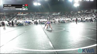 105 lbs Consolation - Joely Hunt, Vian Wrestling Club vs Meadow McCray, Pawnee Wrestling Club