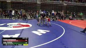 43 lbs Semifinal - Kael Porter, Wyoming Unattached vs Ryker Henderson, Top Of The Rock Wrestling Club