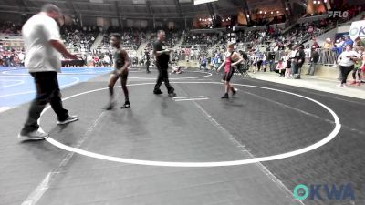 85 lbs Consi Of 8 #1 - Kayson Cain, Morrison Takedown Club vs Kyran Anderson, Fort Gibson Youth Wrestling